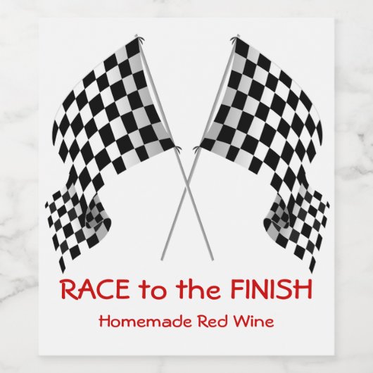 Gecontroleerd etiket voor het ontwerp van de vlag (Enkel label)