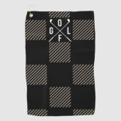 Gecontroleerd Golfhanddoek (Voorkant)