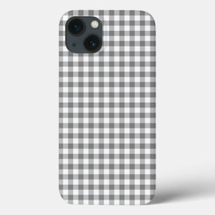 Gecontroleerd grijs en wit iPhone 13 hoesje