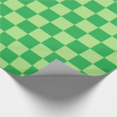 Gecontroleerd groen cadeaupapier (Hoek)