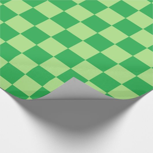 Gecontroleerd groen cadeaupapier (Hoek)