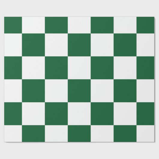 Gecontroleerd groen en wit cadeaupapier (Vlak)