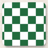 Gecontroleerd groen en wit drankjes onderzetter (Voorkant)