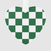 Gecontroleerd groen en wit ornament (achterkant)