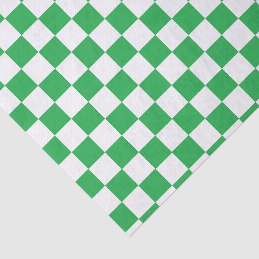 Gecontroleerd groen en wit tissuepapier (Detail)