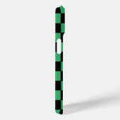 Gecontroleerd groen en zwart Case-Mate iPhone case (Achterkant / Rechts)