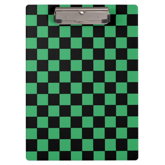 Gecontroleerd groen en zwart klembord (Voorkant)