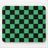 Gecontroleerd groen en zwart muismat (Voorkant)