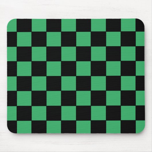 Gecontroleerd groen en zwart muismat (Voorkant)