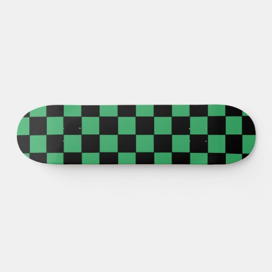 Gecontroleerd groen en zwart persoonlijk skateboard (Horizontaal)