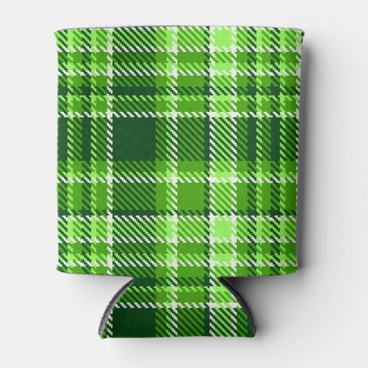 Gecontroleerd groen kleurpatroon blikjeskoeler (Voorkant)