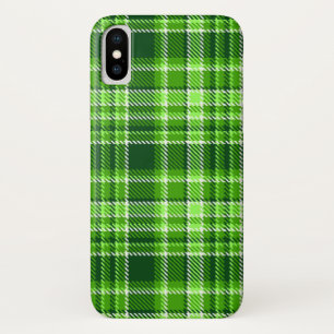 Gecontroleerd groen kleurpatroon iPhone x hoesje