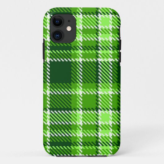 Gecontroleerd groen kleurpatroon Case-Mate iPhone case (Achterkant)