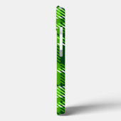 Gecontroleerd groen kleurpatroon Case-Mate iPhone case (Achterkant / Links)