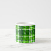 Gecontroleerd groen kleurpatroon espresso kop (Voorkant)