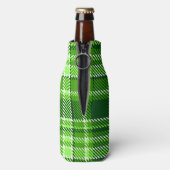 Gecontroleerd groen kleurpatroon flesjeskoeler (Fles Achterkant)