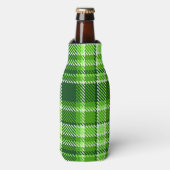 Gecontroleerd groen kleurpatroon flesjeskoeler (Fles Voorkant)