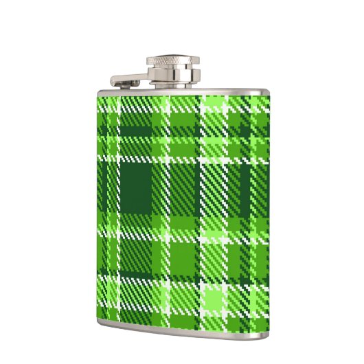 Gecontroleerd groen kleurpatroon heupfles (Links)