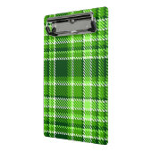 Gecontroleerd groen kleurpatroon mini klembord (Angled2)