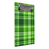 Gecontroleerd groen kleurpatroon mini klembord (Schuin)