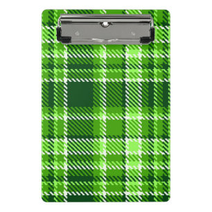 Gecontroleerd groen kleurpatroon mini klembord