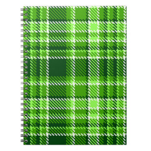 Gecontroleerd groen kleurpatroon notitieboek