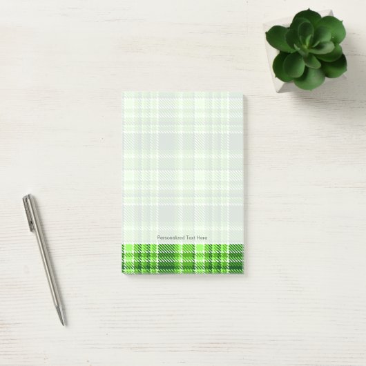 Gecontroleerd groen kleurpatroon post-it® notes (Kantoor)