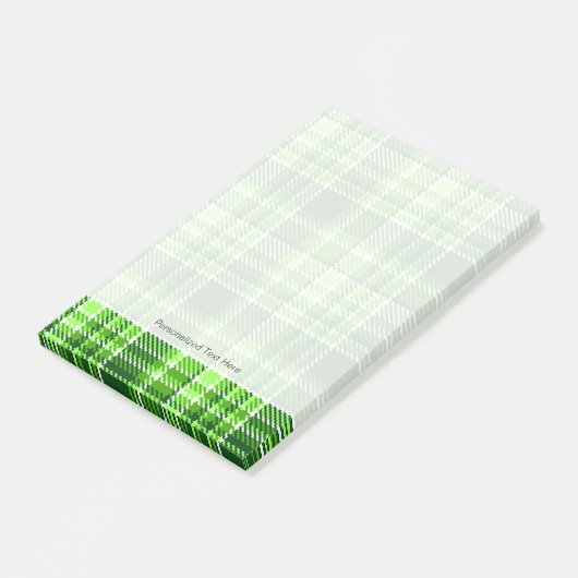 Gecontroleerd groen kleurpatroon post-it® notes (Schuin)