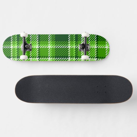 Gecontroleerd groen kleurpatroon skateboard (Horizontaal)