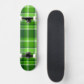 Gecontroleerd groen kleurpatroon skateboard (Voorkant)