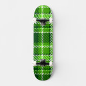 Gecontroleerd groen kleurpatroon skateboard (Voorkant)