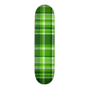 Gecontroleerd groen kleurpatroon skateboard