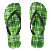 Gecontroleerd groen kleurpatroon teenslippers (Voetbed)