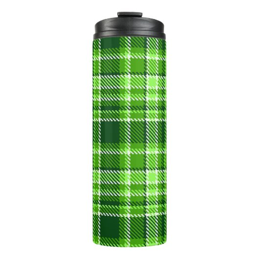 Gecontroleerd groen kleurpatroon thermosbeker (Voorkant)