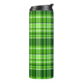 Gecontroleerd groen kleurpatroon thermosbeker (Gedraaid links)
