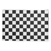 Gecontroleerd Hoesje met zwarte en witte schroef Kussensloop (Achterkant)