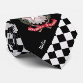 Gecontroleerd Italiaans Stropdas, mode onder Itali Stropdas (Opgerold)