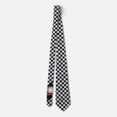 Gecontroleerd Italiaans Stropdas, mode onder Itali Stropdas (Achterkant)