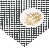 Gecontroleerd klassiek luxe elegant patroon korte tafelloper (Hoek)