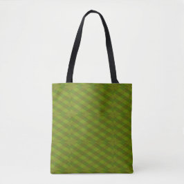 Gecontroleerd kunstpatroon tote bag
