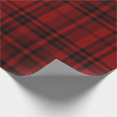 GECONTROLEERD LAND PLAID RED CADEAUPAPIER (Hoek)