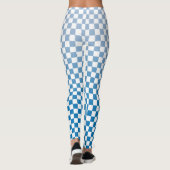 Gecontroleerd licht naar donkerblauw verlooppatroo leggings (Achterkant)