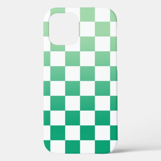 Gecontroleerd licht naar donkergroen ombré-patroon Case-Mate iPhone case (Achterkant)