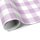 Gecontroleerd lila en wit cadeaupapier (Rol Hoek)