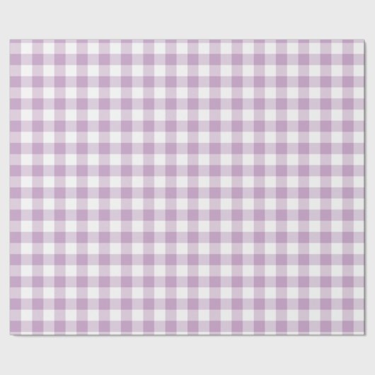 Gecontroleerd lila en wit cadeaupapier (Zoom)