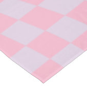 Gecontroleerd Lila Patroon Roze Checkerboard contr Tafelkleed (Gekanteld)