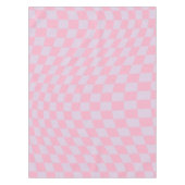 Gecontroleerd Lila Patroon Roze Checkerboard contr Tafelkleed (Voorkant)