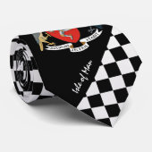 Gecontroleerd Man Stropdas, vlag Verenigd Koninkri Stropdas (Opgerold)