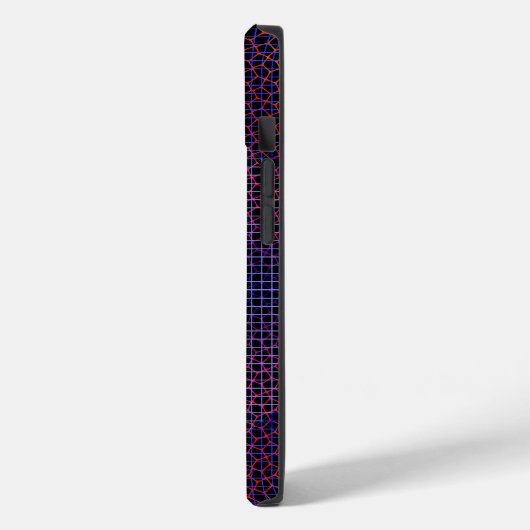 Gecontroleerd Net patroon 01 Black BG Case-Mate iPhone Case (Achterkant / Links)