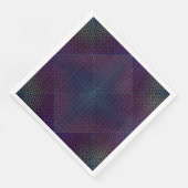 Gecontroleerd Net patroon 01 Black BG Servet (Hoek)